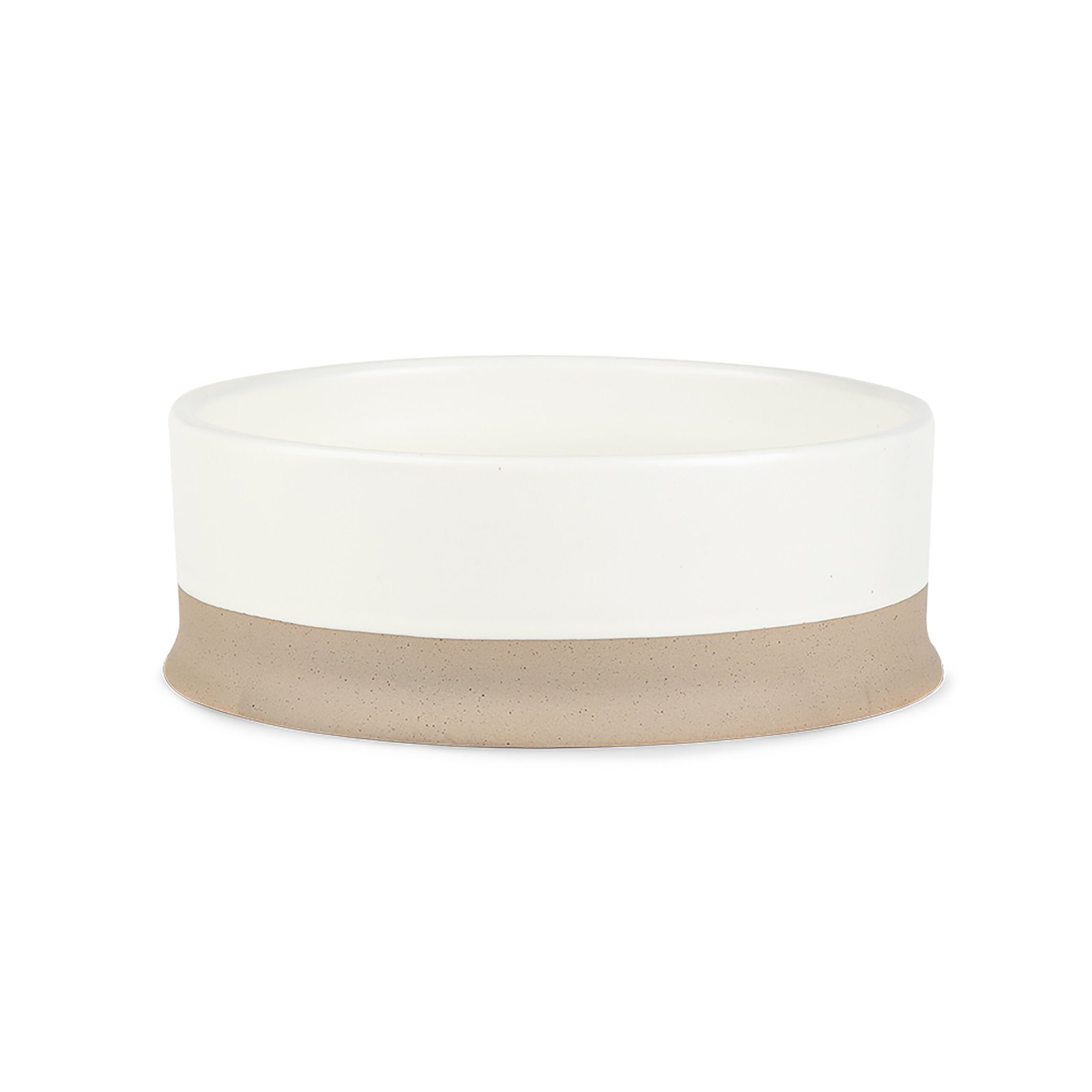 3500_7157370P.jpg Scruffs Scandi Non-Tip Pet Bowl 14cm Cream - Image 1