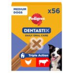 Pedigree Dentastix Bulk Pack Daily Dental Chews for Medium Breeds