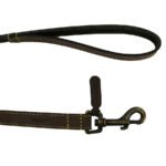 Ancol Timberwolf Leather Dog Lead Brown - Image 2