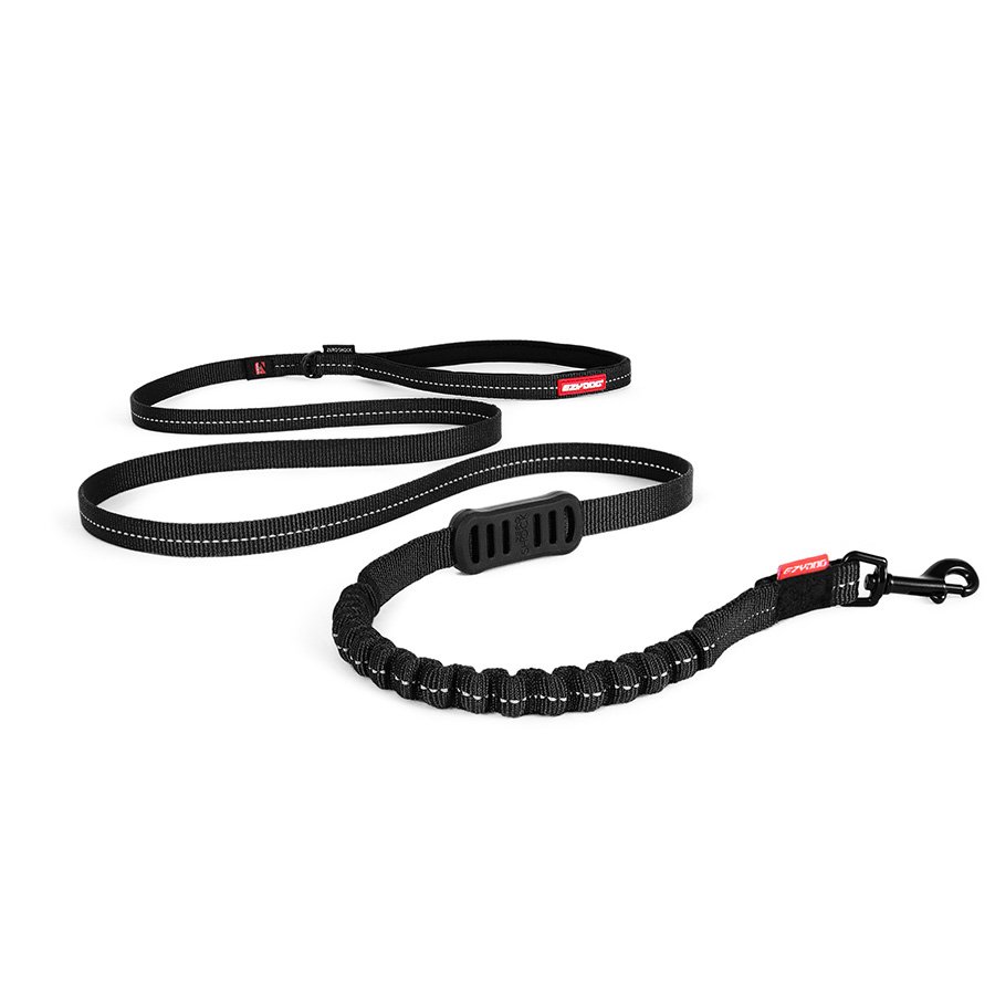 900_7124567.jpg EzyDog ZeroShock LITE Dog Lead Black - Image 1