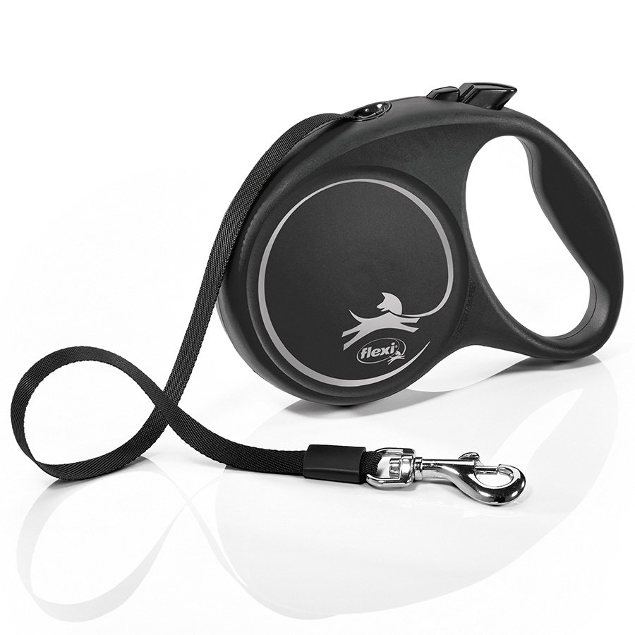 900_7137933.jpg Flexi Fun Extending Dog Lead Tape 5m Black - Image 1