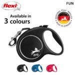 Flexi Fun Extending Dog Lead Tape 5m Black - Image 4