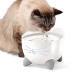 Catit PIXI Cat Water Fountain Stainless Steel White