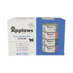 Applaws Natural Wet Cat Food Fish Selection Multipack in Broth