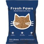 Fresh Paws Wood Pellet Non Clumping Scented Cat Litter