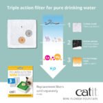 Catit Mini Flower Water Fountain 1.5 Litres - Image 4