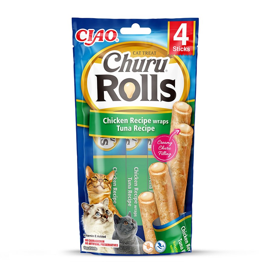 900_7152884.jpg Ciao Churu Cat Treat Rolls Chicken & Tuna - Image 1
